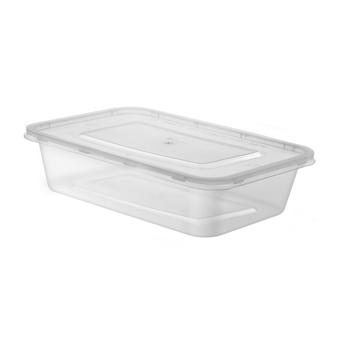 Plastic Hot Food Container with Lid 650cc Pack of 250 FP008