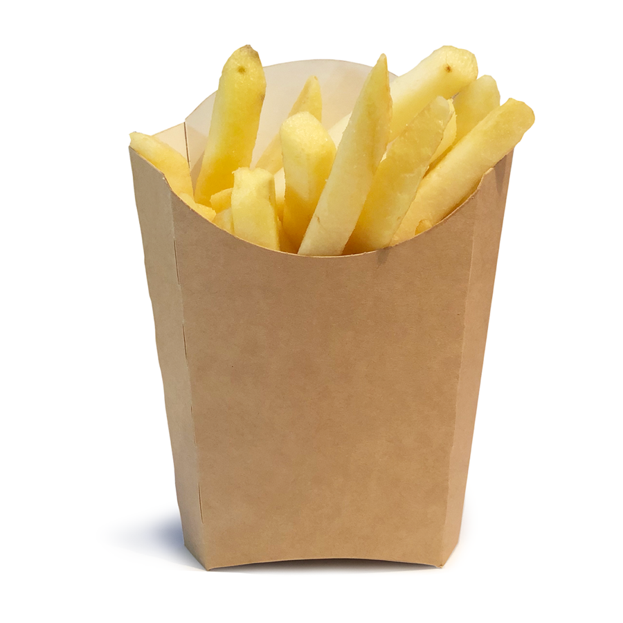 Medium Kraft Chip Scoop Trays 1000 Per Pack FP013 Shop4rolls.ie