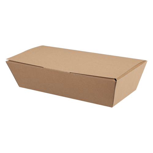 Large Kraft MultiFood Box 250x125x60mm 150 Per Pack FP680