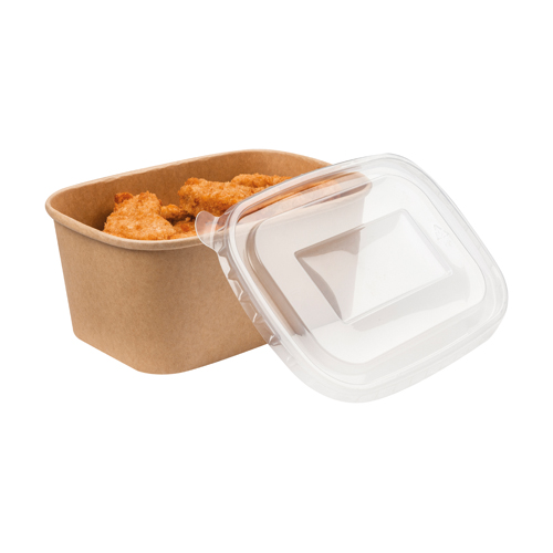 Large Kraft Food Tubs PP lined 1000ml - 300 Per Pack | FP720C