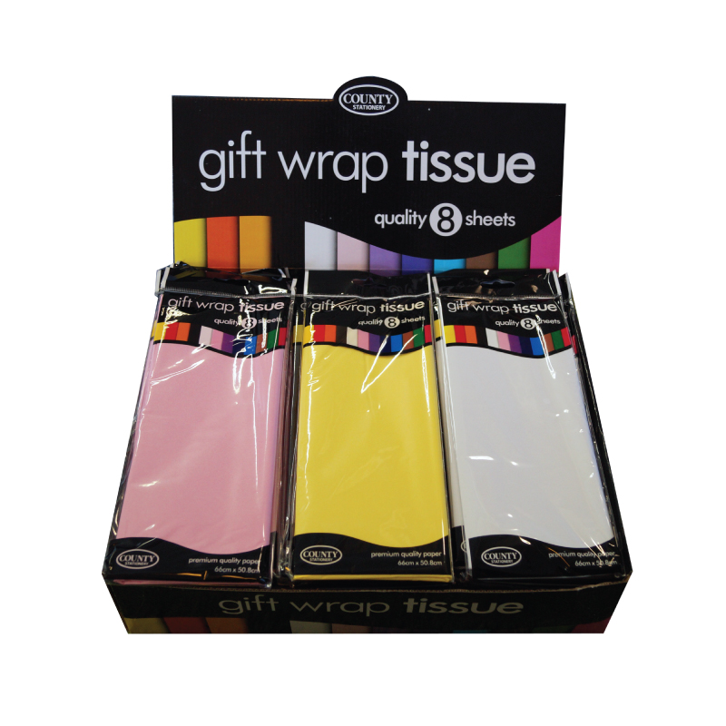 Gift Wrap Tissue Paper, Blue 50x75cm 8 Sheets Per Pack RP010 Shop4rolls.ie